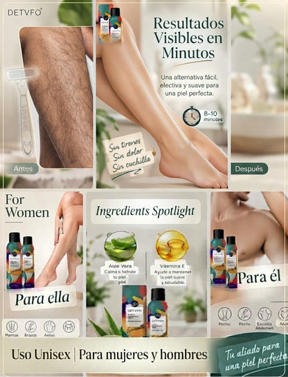ESPUMA DEPILADORA DETVFO