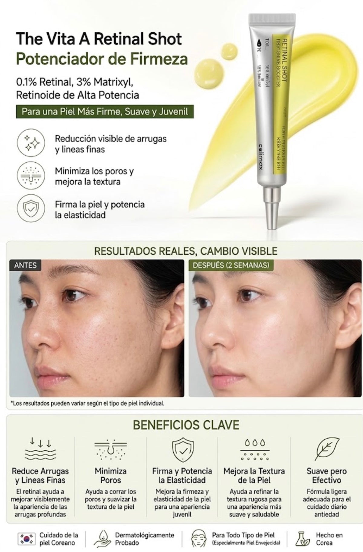 CREMA CELIMAX THE VITA A RETINAL SHOT TIGHTENING