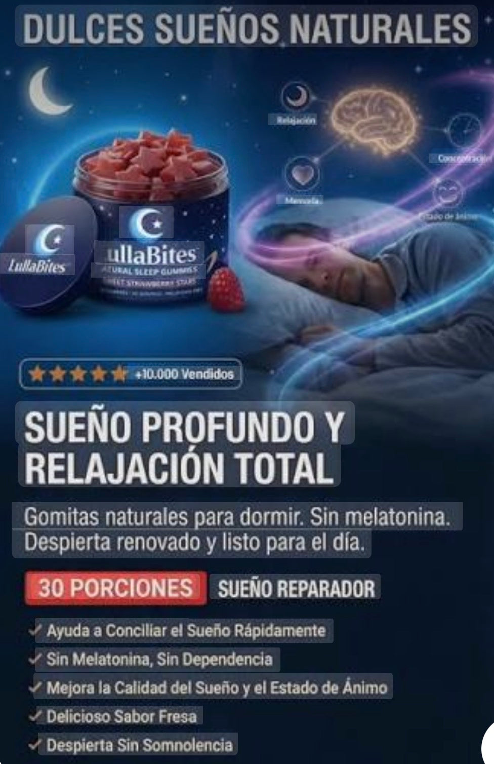 LULLABITES NATURAL SLEEP GUMMIES